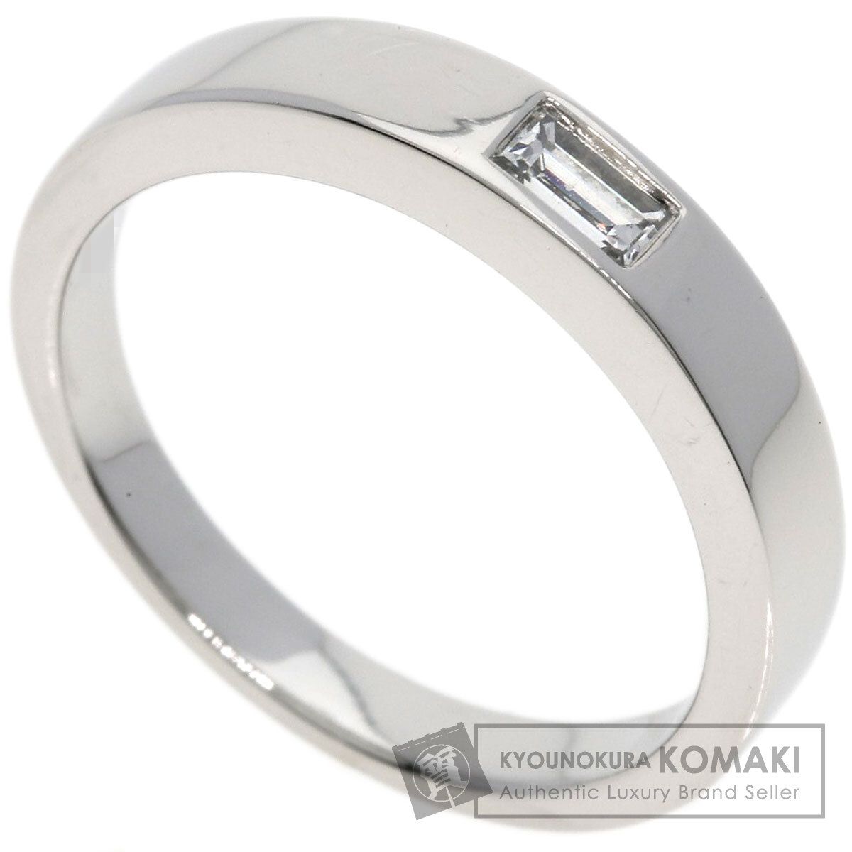 HARRY WINSTON ハリーウィンストン ワンバゲット ダイヤモンド リング 指輪 PT950 レディース