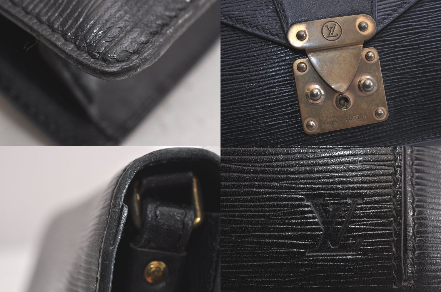  LOUIS VUITTON ルイヴィトン エピ セリエ ドラゴンヌ クラッチバッグ ブラック M 52612 LV 4268 N クラッチバッグ バッグ