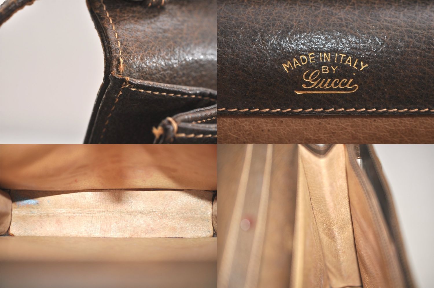 レザー ブラウン