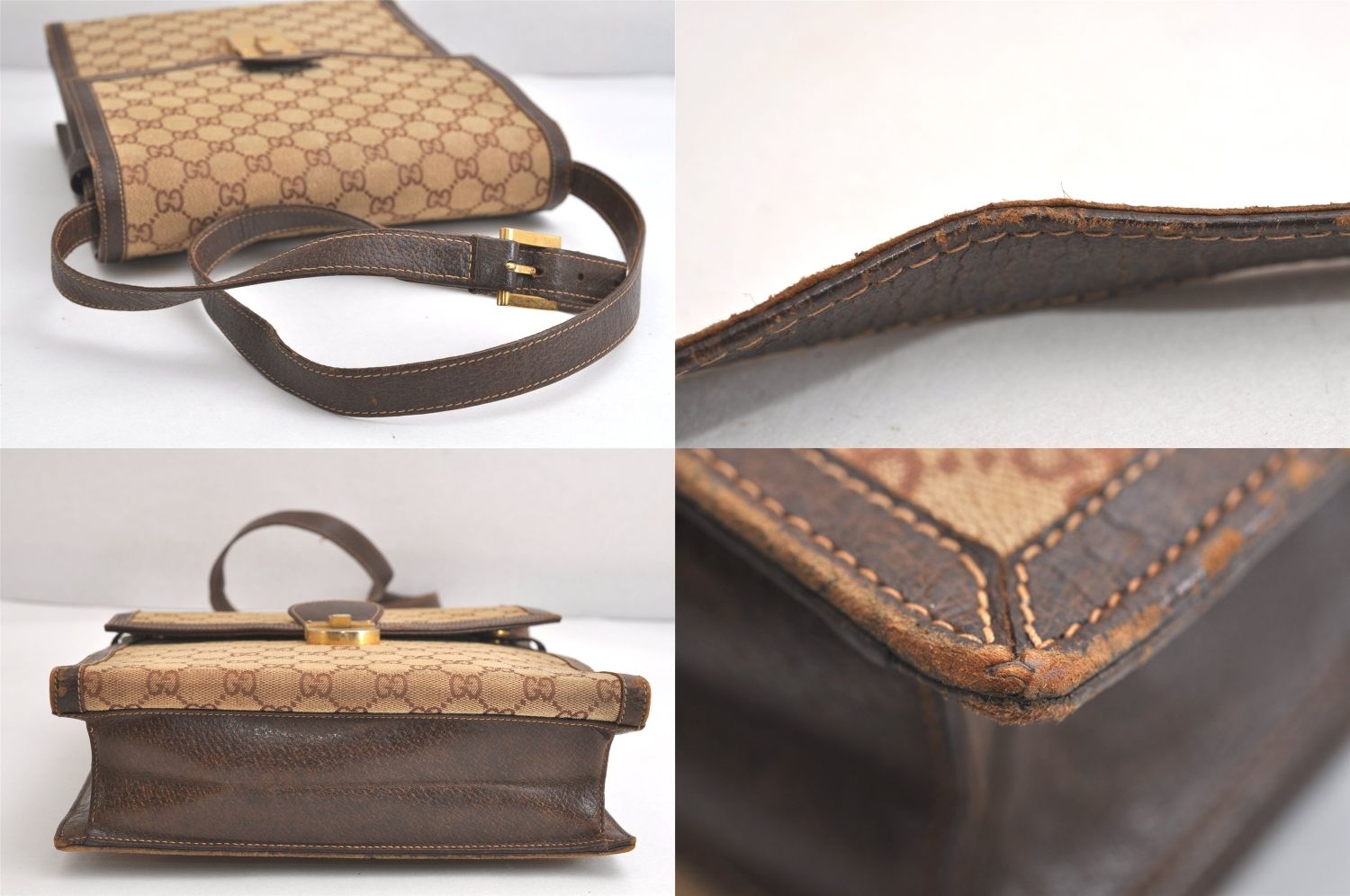 レザー ブラウン