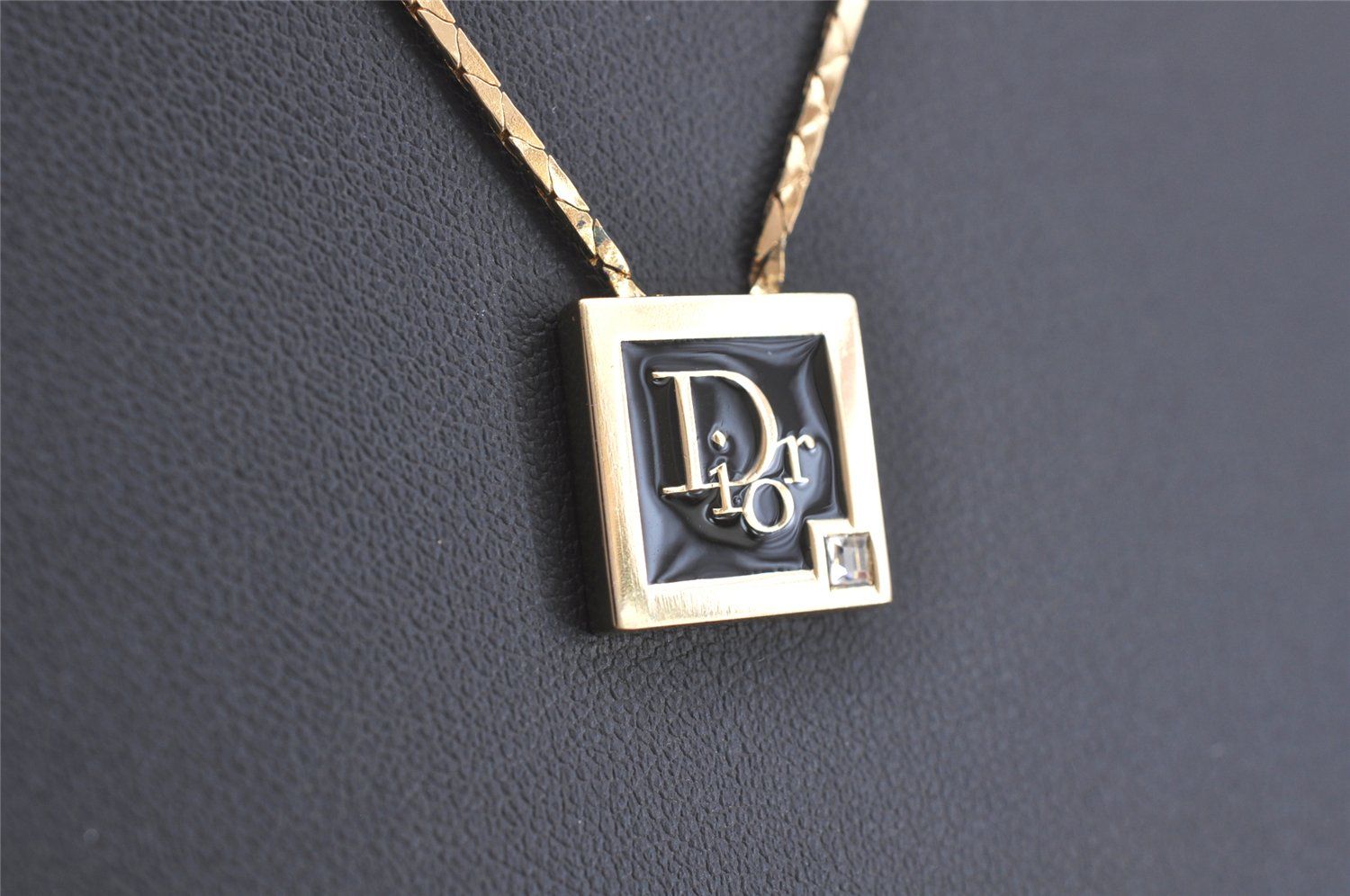 レディース Christian Dior ディオール ゴールド トーン チェーン 