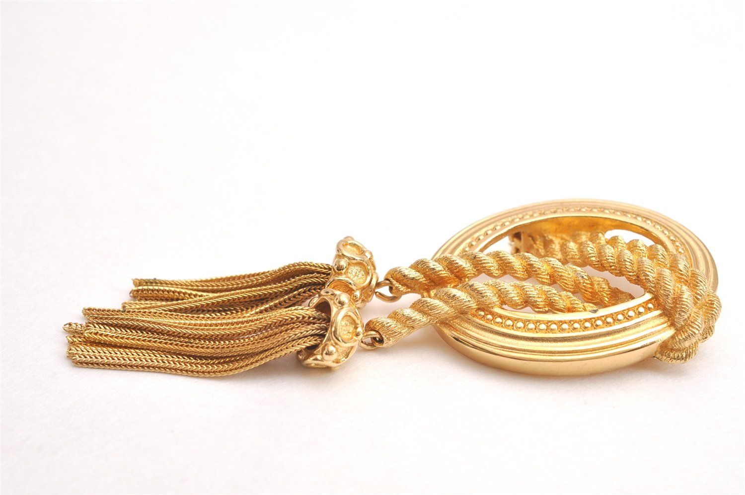 Christian Dior ディオール ヴィンテージ 紐 モチーフ ブローチ