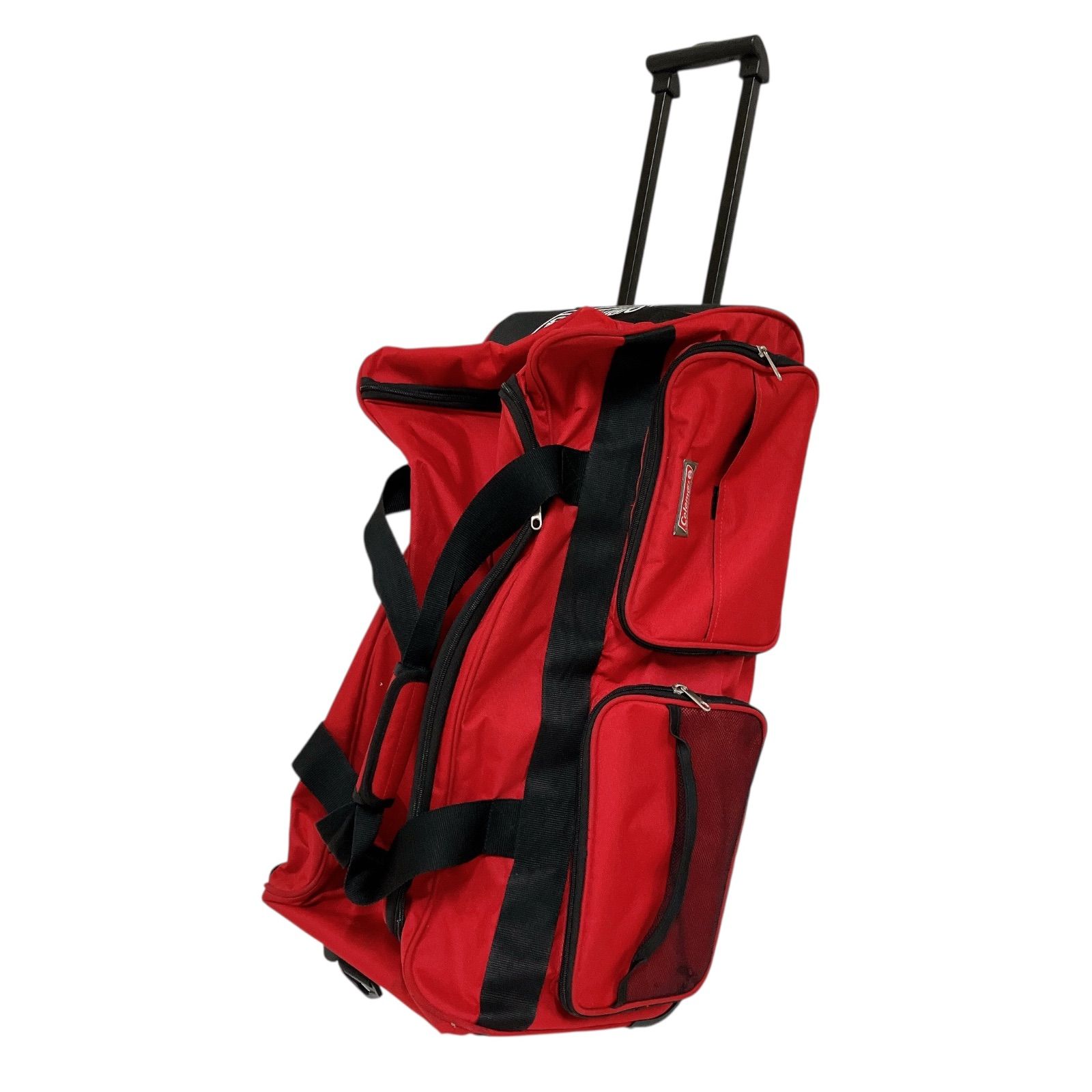 RE314 Coleman コールマン ボストンキャリーケース 赤 鍵付き ボストン