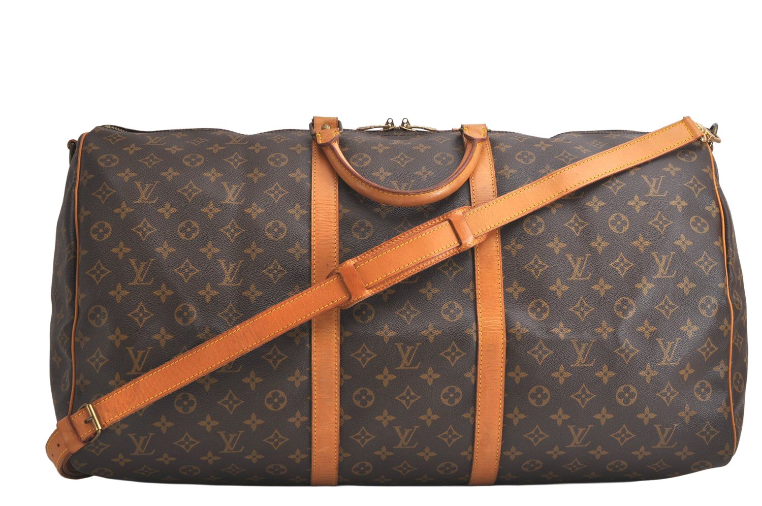 LOUIS VUITTON ルイヴィトン モノグラム キーポル バンドリエール 60 M41412 ボストンバッグ 4319N