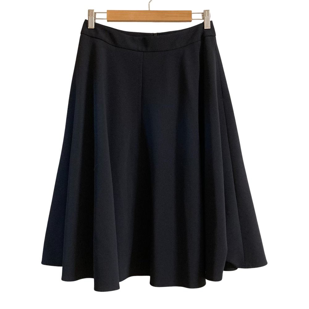 美品 Rene basic ルネベーシック ひざ丈 フレアスカート サイズ38