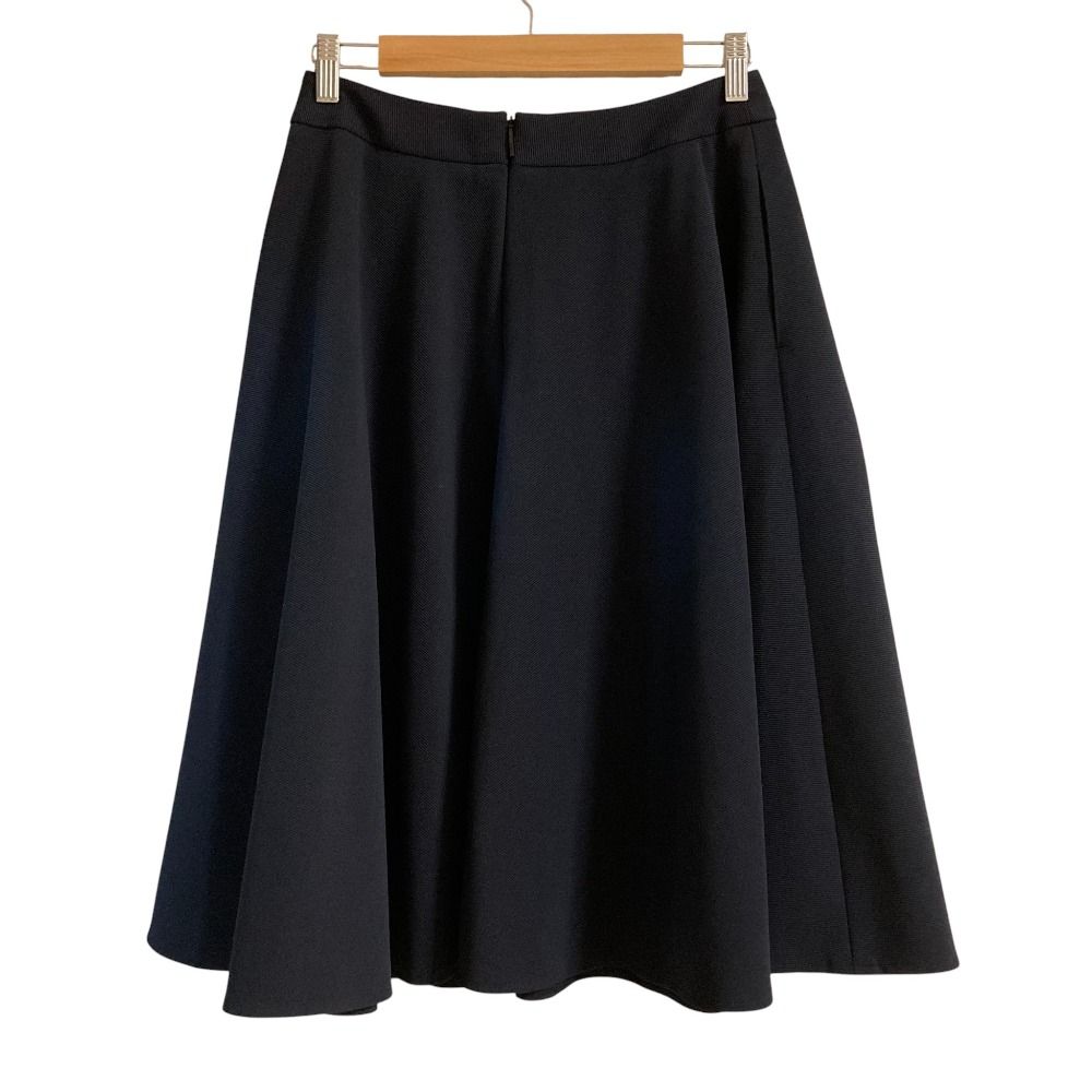 美品 Rene basic ルネベーシック ひざ丈 フレアスカート サイズ38