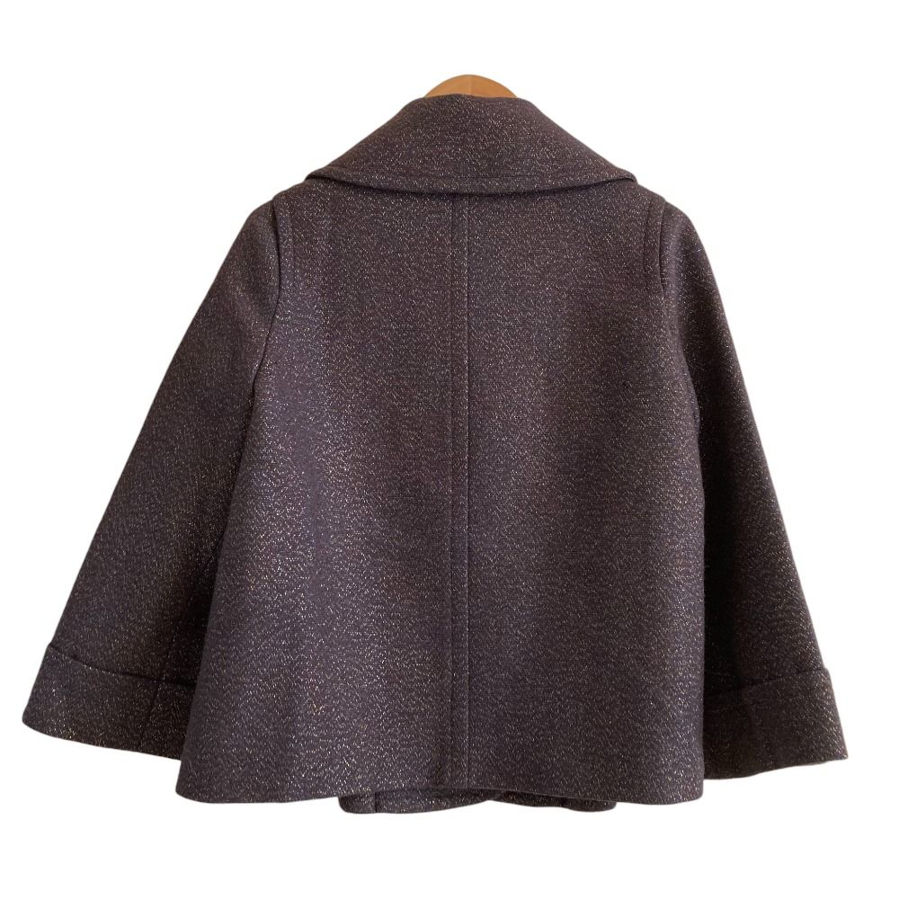 未使用タグ付き ヴィヴィアンタム 大襟 シルクカシミアブレンドリバーコート 近年 未使用タグ付き ヴィヴィアンタム 大襟 シルクカシミアブレンドリバー