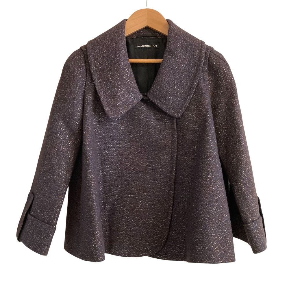 ヴィヴィアンタム　ジャケット　サイズ38 美品 VIVIENNE TAM ヴィヴィアンタム ショート フレアコート