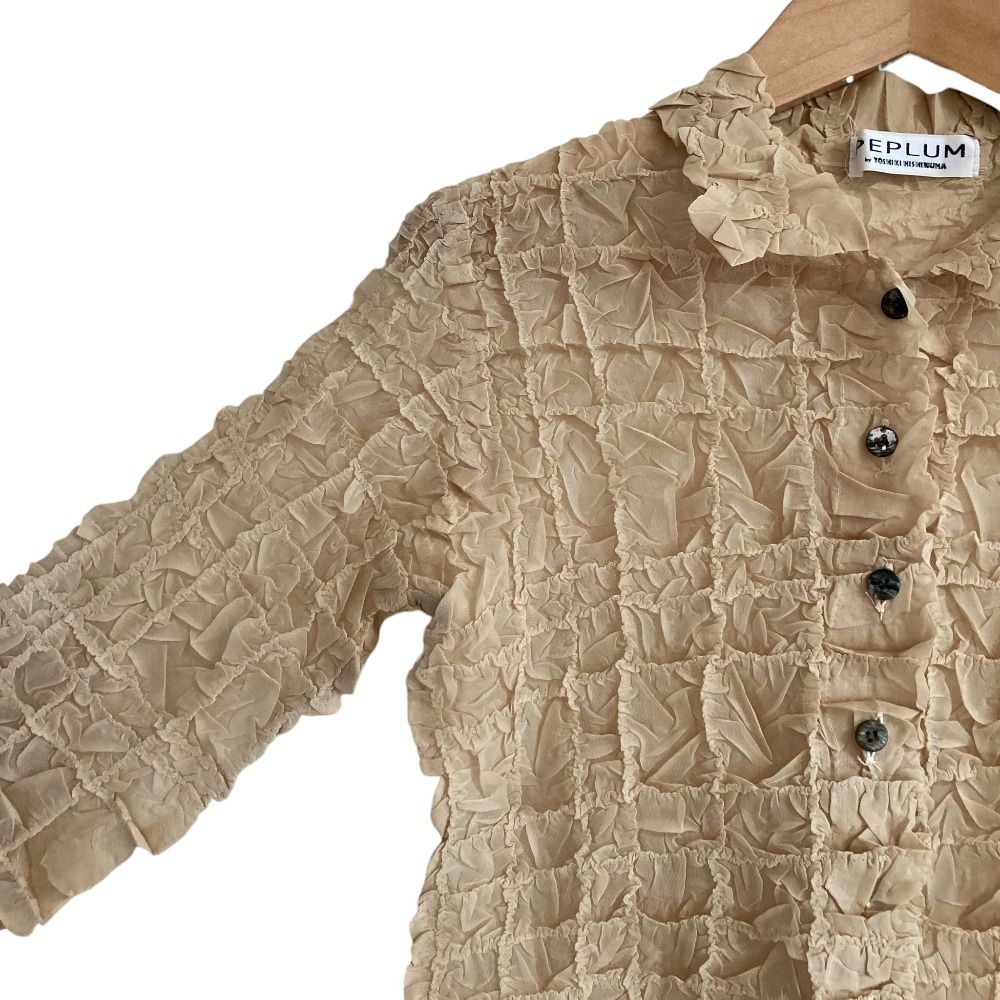 美品 PEPLUM by YOSHIKI HISHINUMA ヨシキヒシヌマ ロングスリーブ