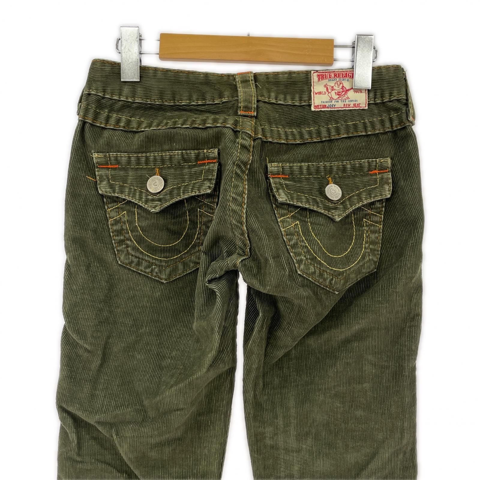 TRUE RELIGION トゥルーレリジョン ローライズ コーデュロイ フレア