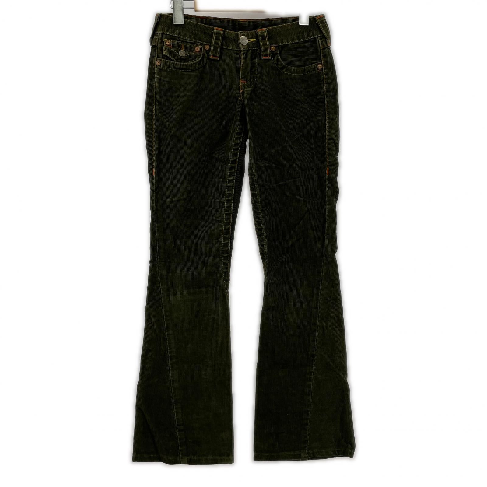 TRUE RELIGION トゥルーレリジョン ローライズ コーデュロイ フレア