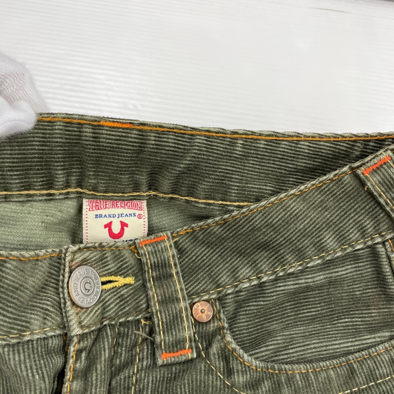 TRUE RELIGION トゥルーレリジョン ローライズ コーデュロイ フレア