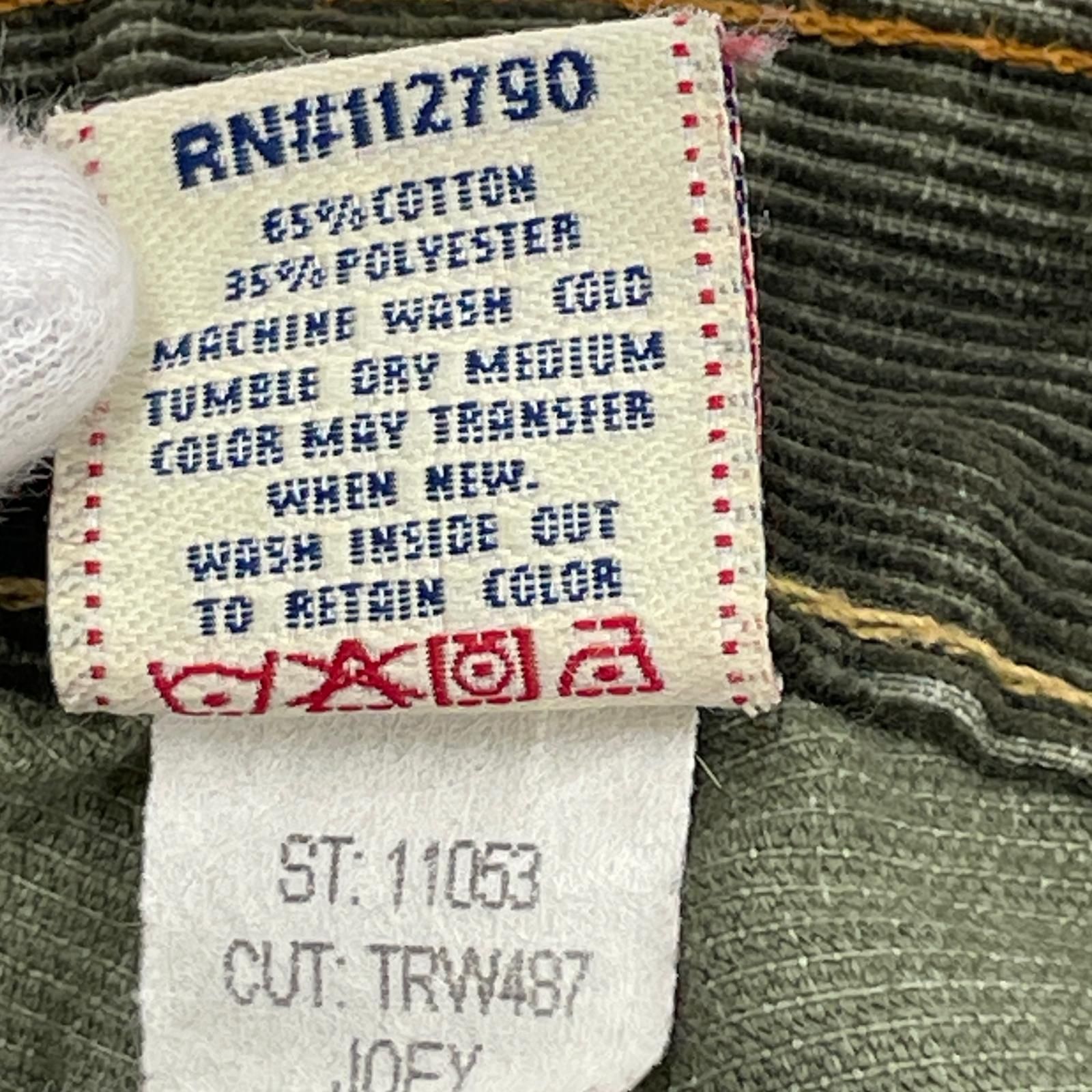 TRUE RELIGION トゥルーレリジョン ローライズ コーデュロイ フレア