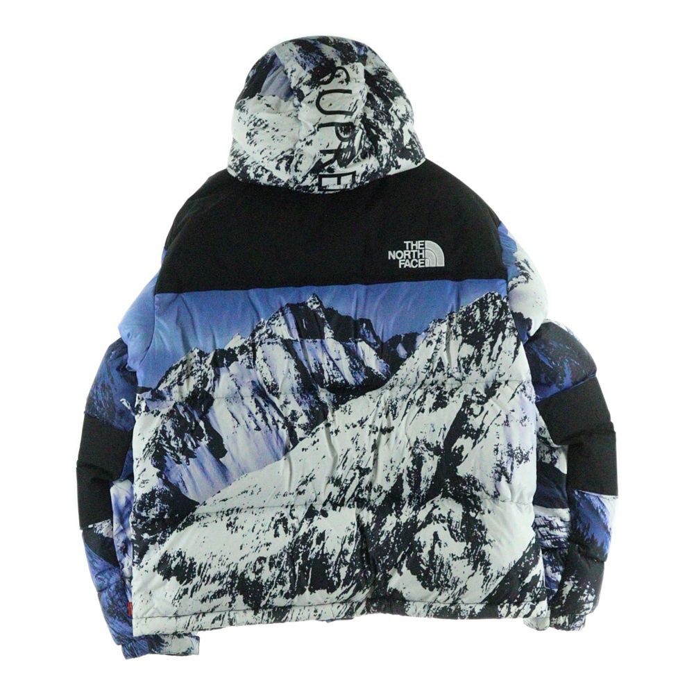 SUPREME シュプリーム 17AW ×THE NORTH FACE Mountain Baltoro Jacket ザノースフェイス マウンテンバルトロジャケット 雪山 ブルー ホワイト ND91701I