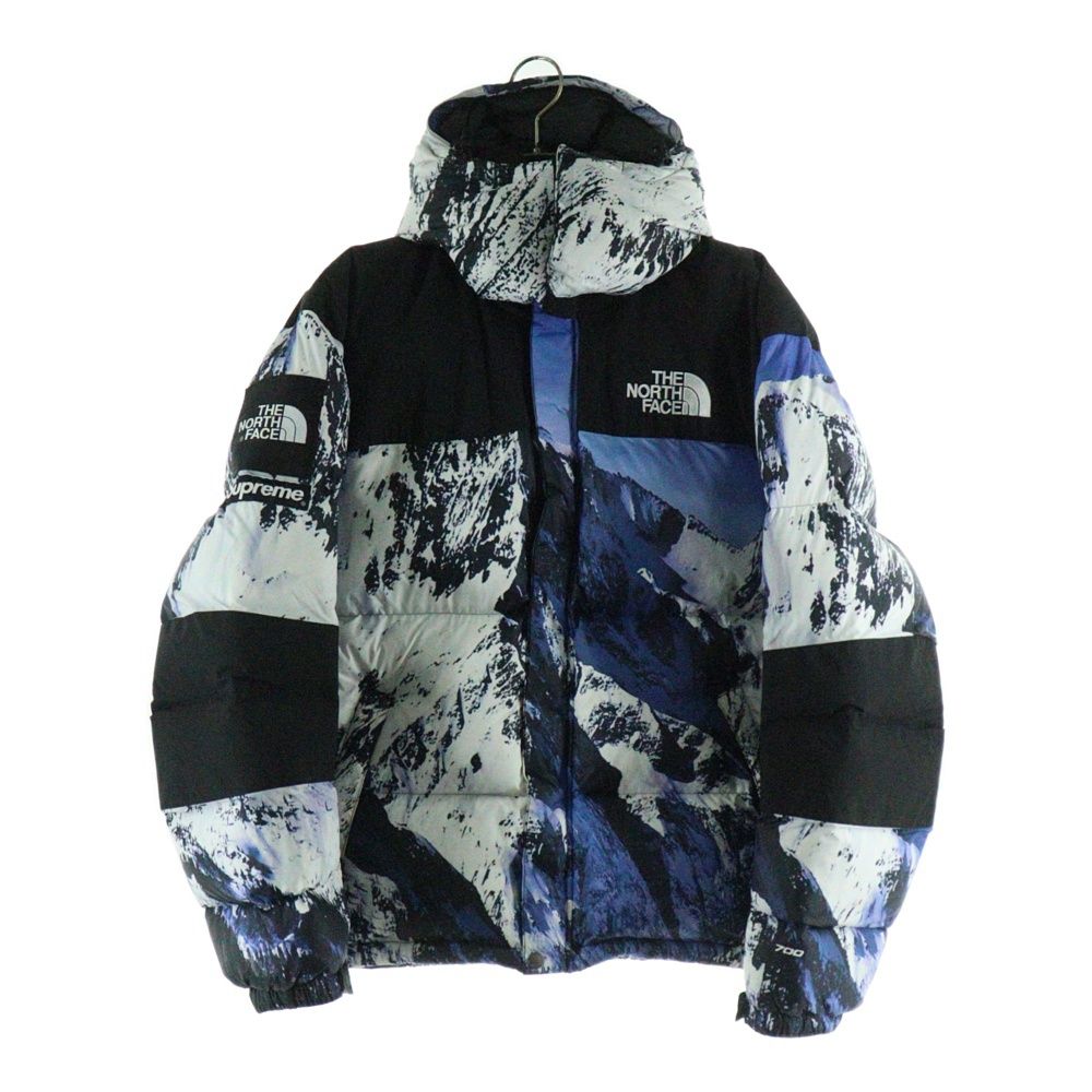 SUPREME シュプリーム 17AW ×THE NORTH FACE Mountain Baltoro Jacket ザノースフェイス マウンテンバルトロジャケット 雪山 ブルー ホワイト ND91701I