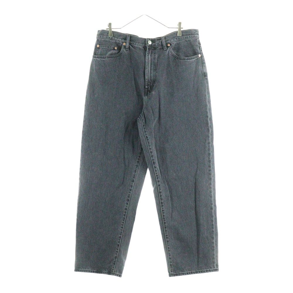 SUPREME シュプリーム 23SS Baggy Jean クラシックロゴ刺繍 ジップフライ バギーデニムパンツ ブラック