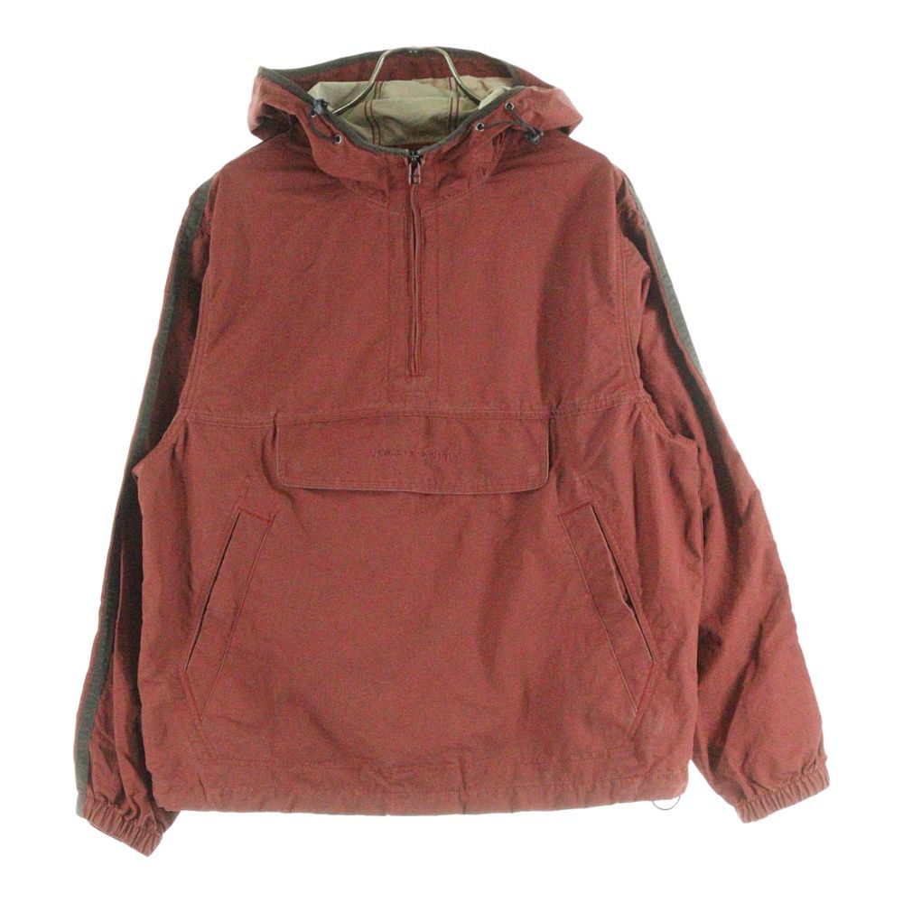 THISISNEVERTHAT ディスイズネバーザット ANORAK JACKET ロゴ刺繍 ナイロン アノラックジャケット レッド TN243WOWLS06