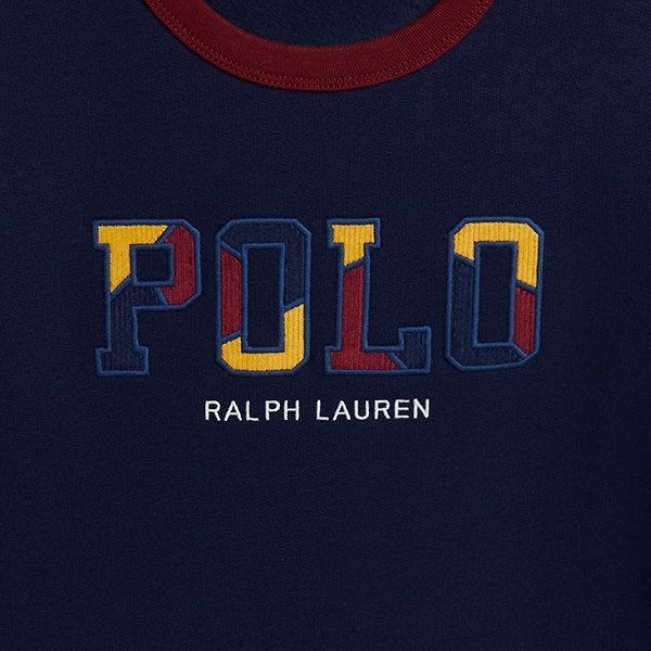 コーデュロイロゴ裏起毛トレーナー