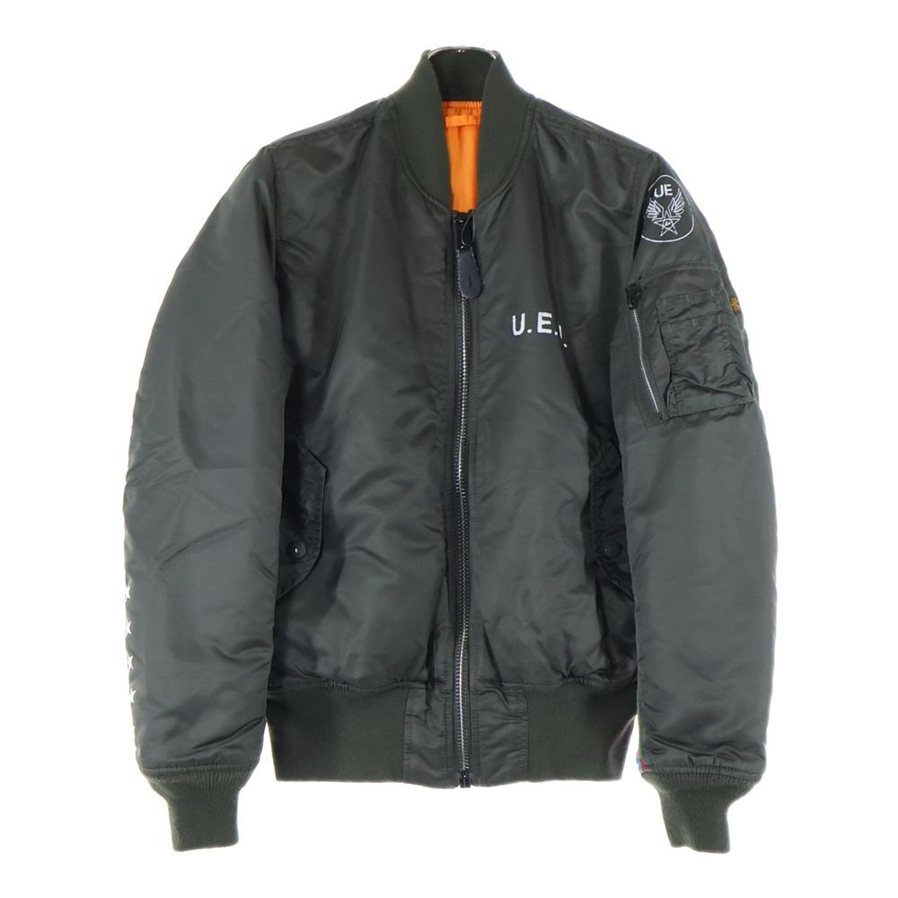 ALPHA INDUSTRIES アルファ インダストリーズ ×UNIFORM EXPERIMENT TIGHT FIT MA-1 ユニフォーム エクスペリメント タイトフィット エムエーワン ジャケット UE-091080