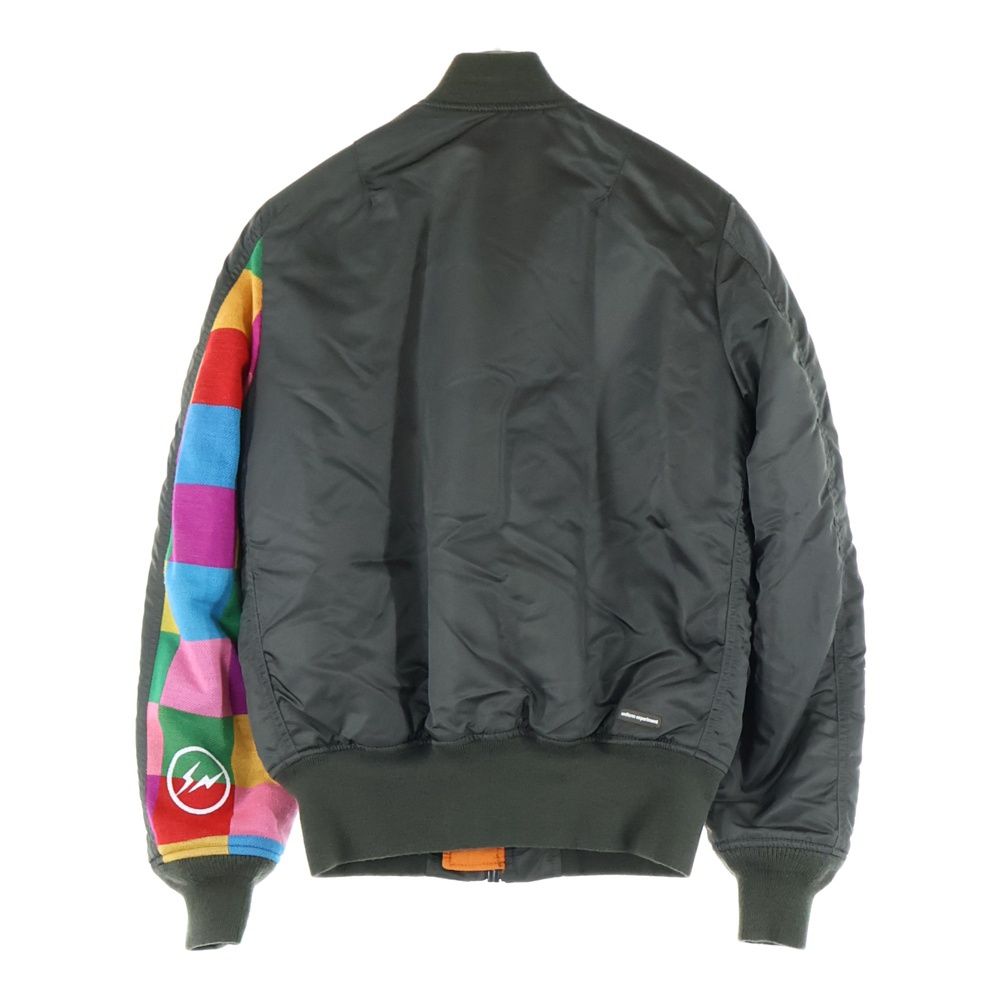 ALPHA INDUSTRIES アルファ インダストリーズ ×UNIFORM EXPERIMENT TIGHT FIT MA-1 ユニフォーム エクスペリメント タイトフィット エムエーワン ジャケット UE-091080