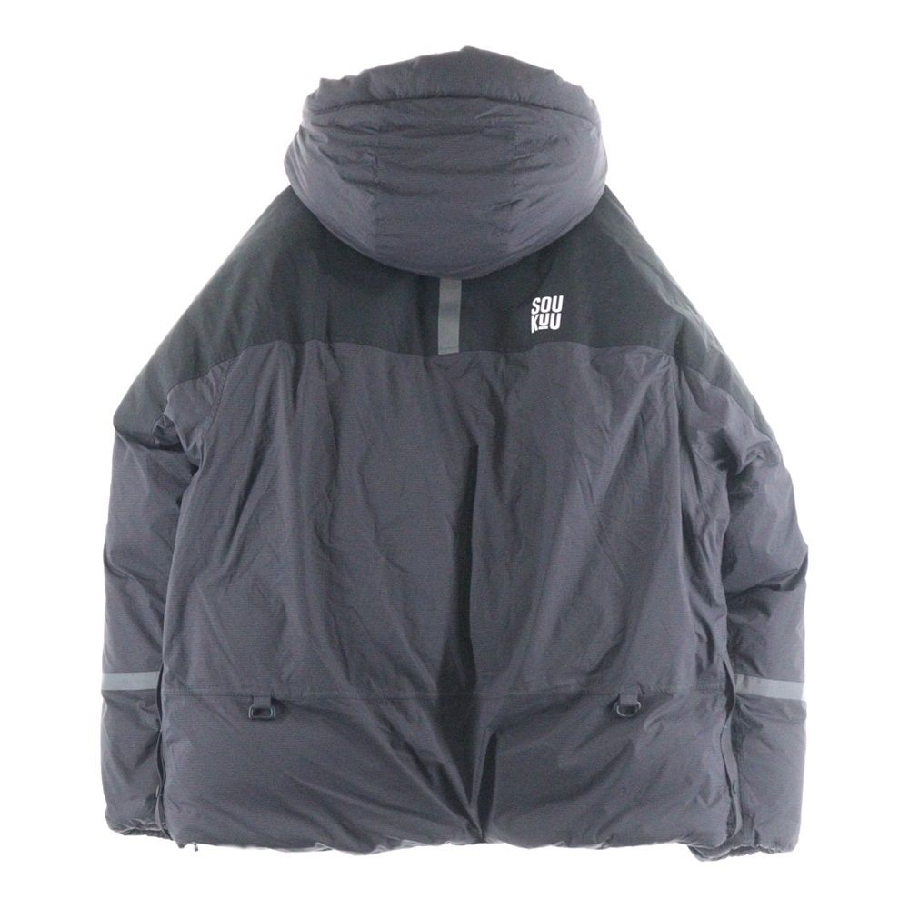 UNDERCOVER アンダーカバー 24AW ×The North Face SOUKUU Hike 50 50 Super Parka ザノースフェイス ソウクウ ハイクスーパーパーカー ジップアップフーデットダウンジャケット ND52401UC