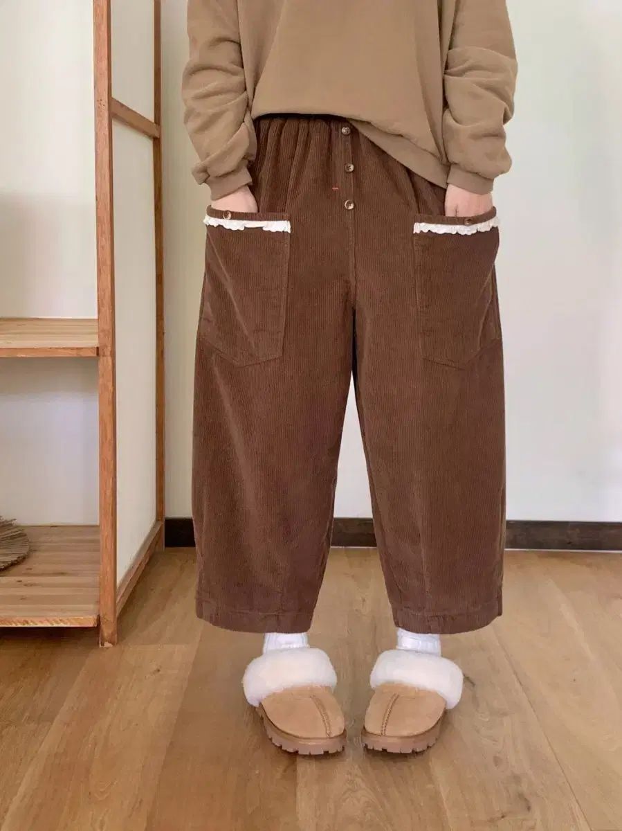 キューティー レース コーデュロイ パンツ バギー コーデュロイ ISTJ VENDING MACHINE Ver. 77 冬 ズボン