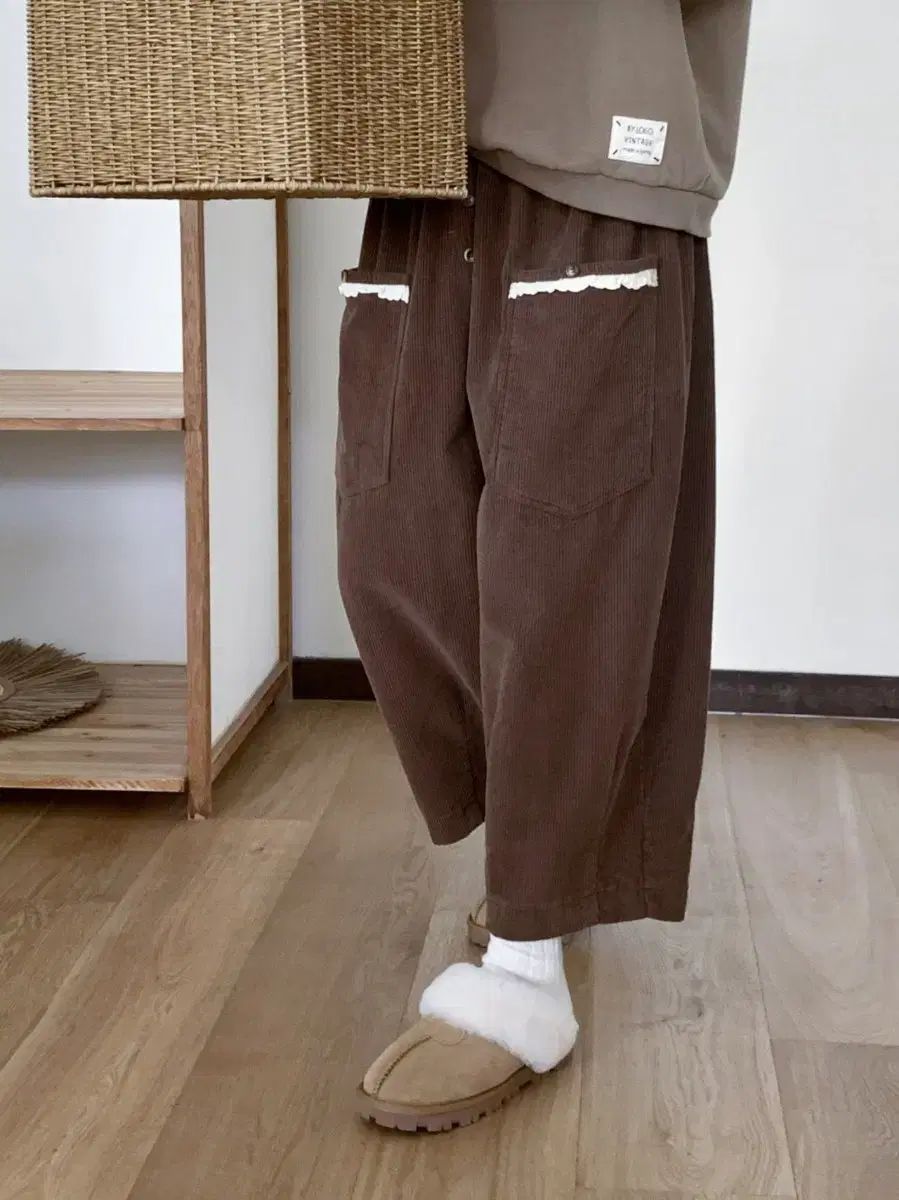 キューティー レース コーデュロイ パンツ バギー コーデュロイ ISTJ VENDING MACHINE Ver. 77 冬 ズボン