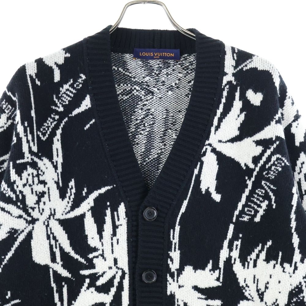 Louis Vuitton 花柄　カーディガン　ヴィトン　シスル　ジャカード Louis Vuitton 花柄 カーディガン ヴィトン シスル ジャカード