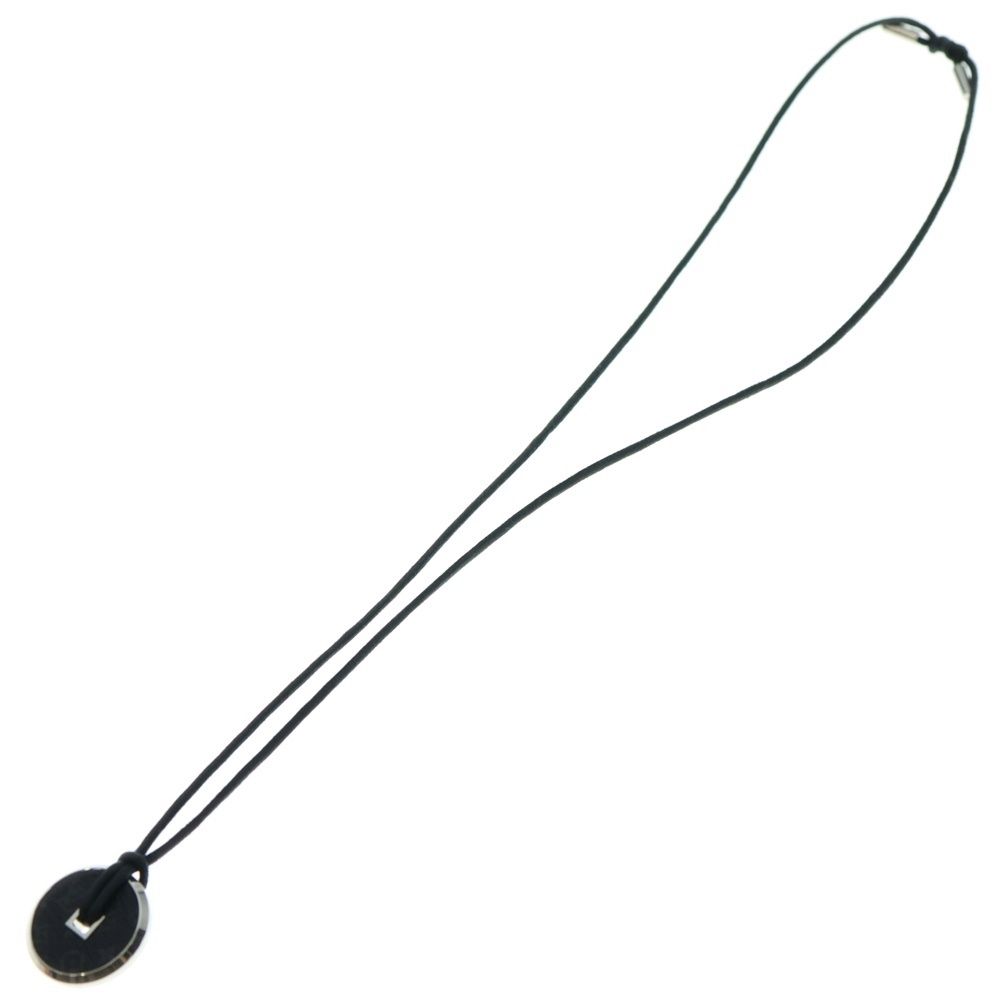 LOUIS VUITTON ルイヴィトン モノグラムエクリプス コリエ コイン ネックレス ブラック シルバー M 62589