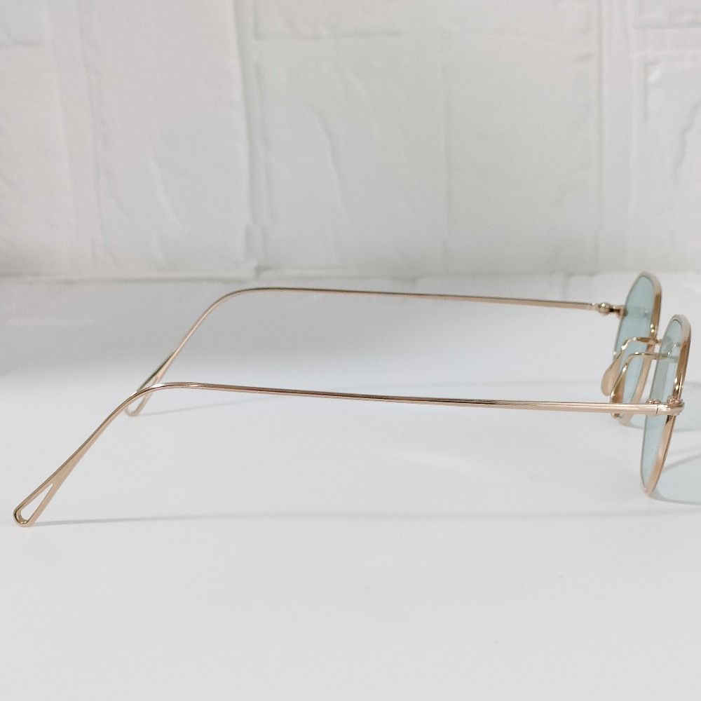 新品同様 ayame アヤメ OCTA オクタ メタルフレーム 八角形 サングラス