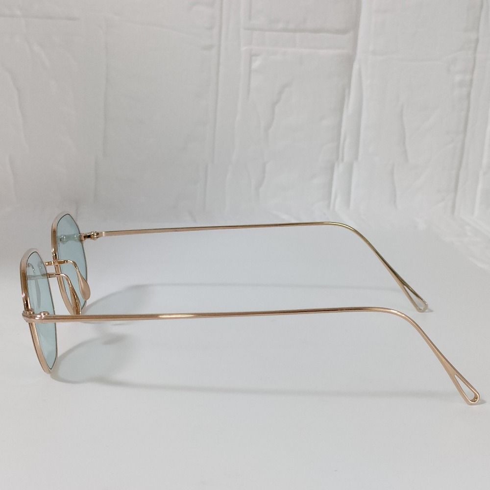 新品同様 ayame アヤメ OCTA オクタ メタルフレーム 八角形 サングラス