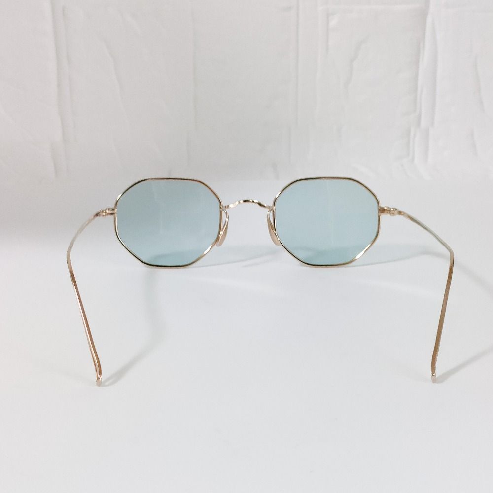 ayame アヤメ OCTA オクタ メタルフレーム 八角形 サングラス 眼鏡 アイウェア シャンパンゴールド メンズ レディース 古着