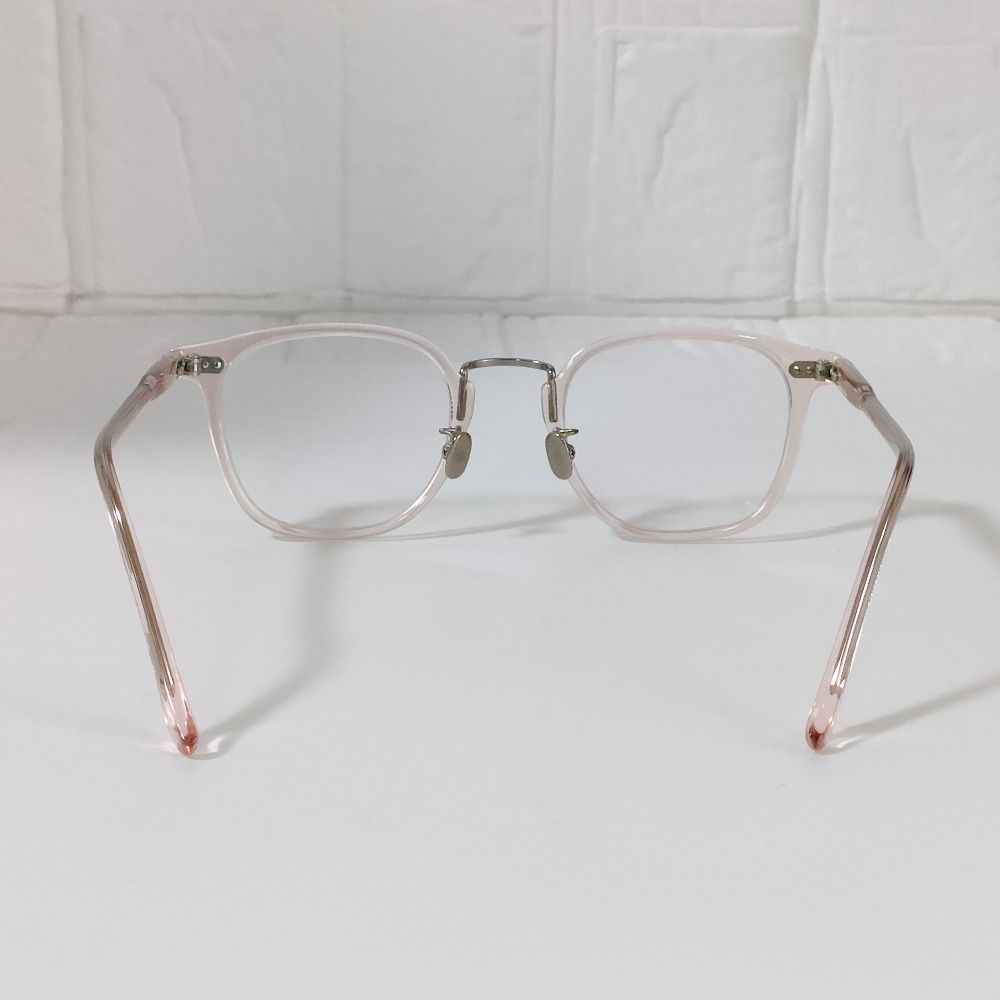 ayame アヤメ WEL クリアセルフレーム メガネ 眼鏡 アイウェア ピンク メンズ レディース 古着