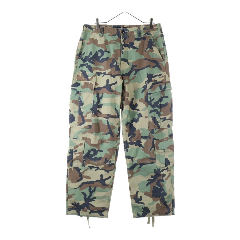 STUSSY ステューシー カモ柄 Ripstop Surplus Cargo Pant リップストップ サープラス カーゴパンツ カーキ 116586