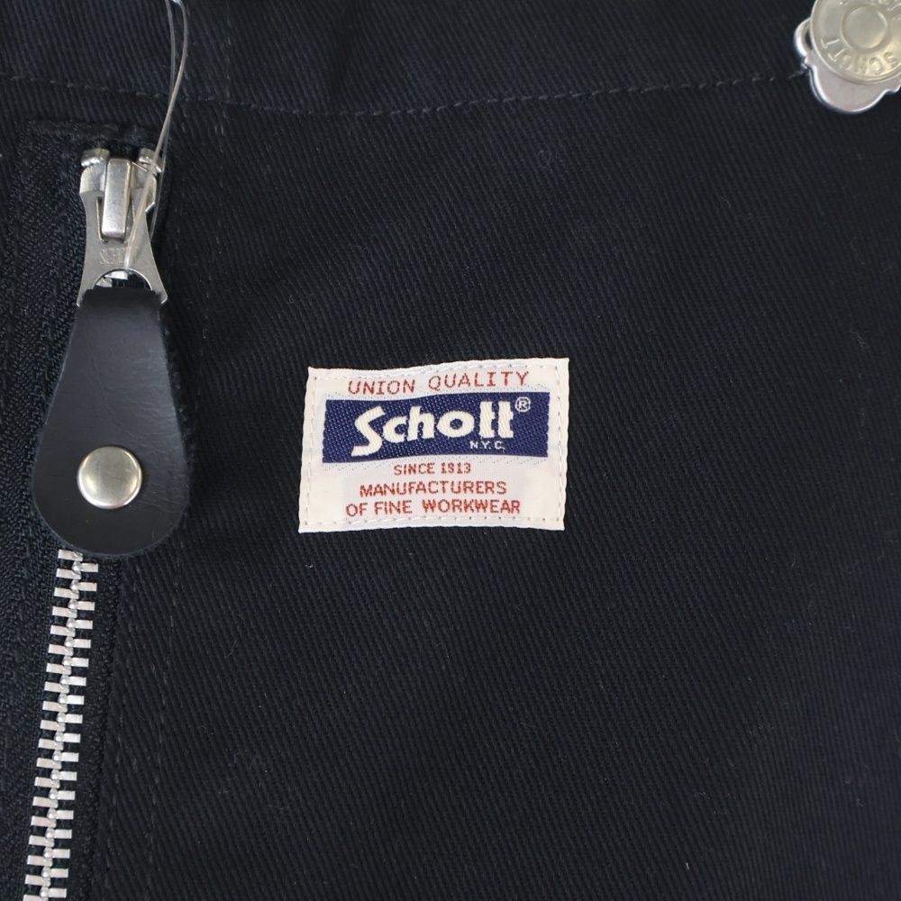 SCHOTT ショット TC OVERALL PANTS オーバーオール ワークパンツ ブラック 782 391007 その他 メンズ