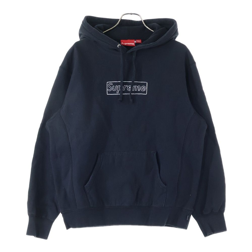 SUPREME 21SS カウズチョークボックロゴプルオーバーパーカー パープル KAWS Chalk Logo Hooded Sweatshirt | Supreme 21ss