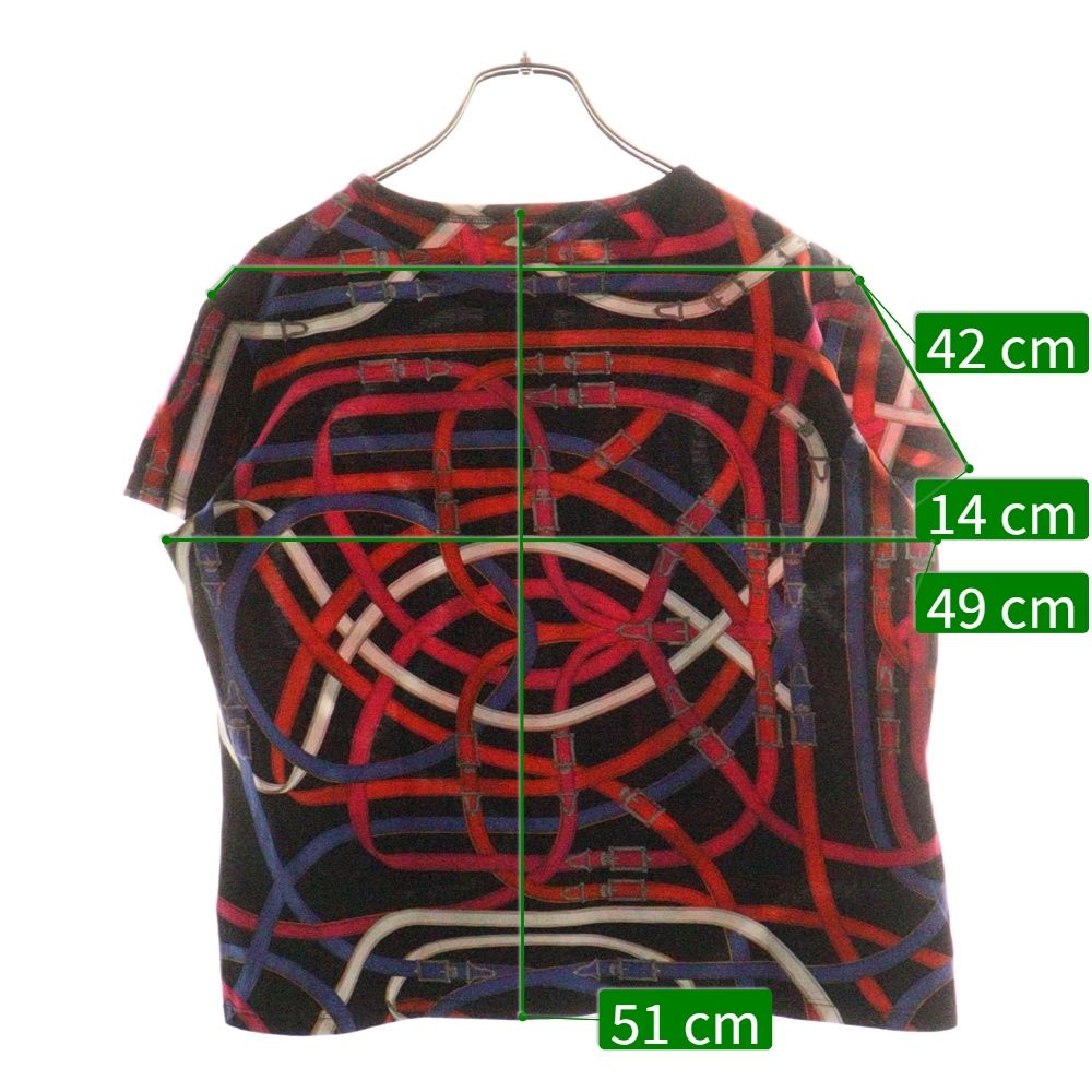 エルメス ベルト総柄プリント