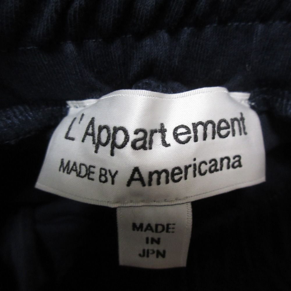  AMERICANA アメリカーナ アパルトモン別注 トラックパンツ Sサイズ ネイビー レディース 古着 ジョガーパンツ スウェットパンツ パンツ