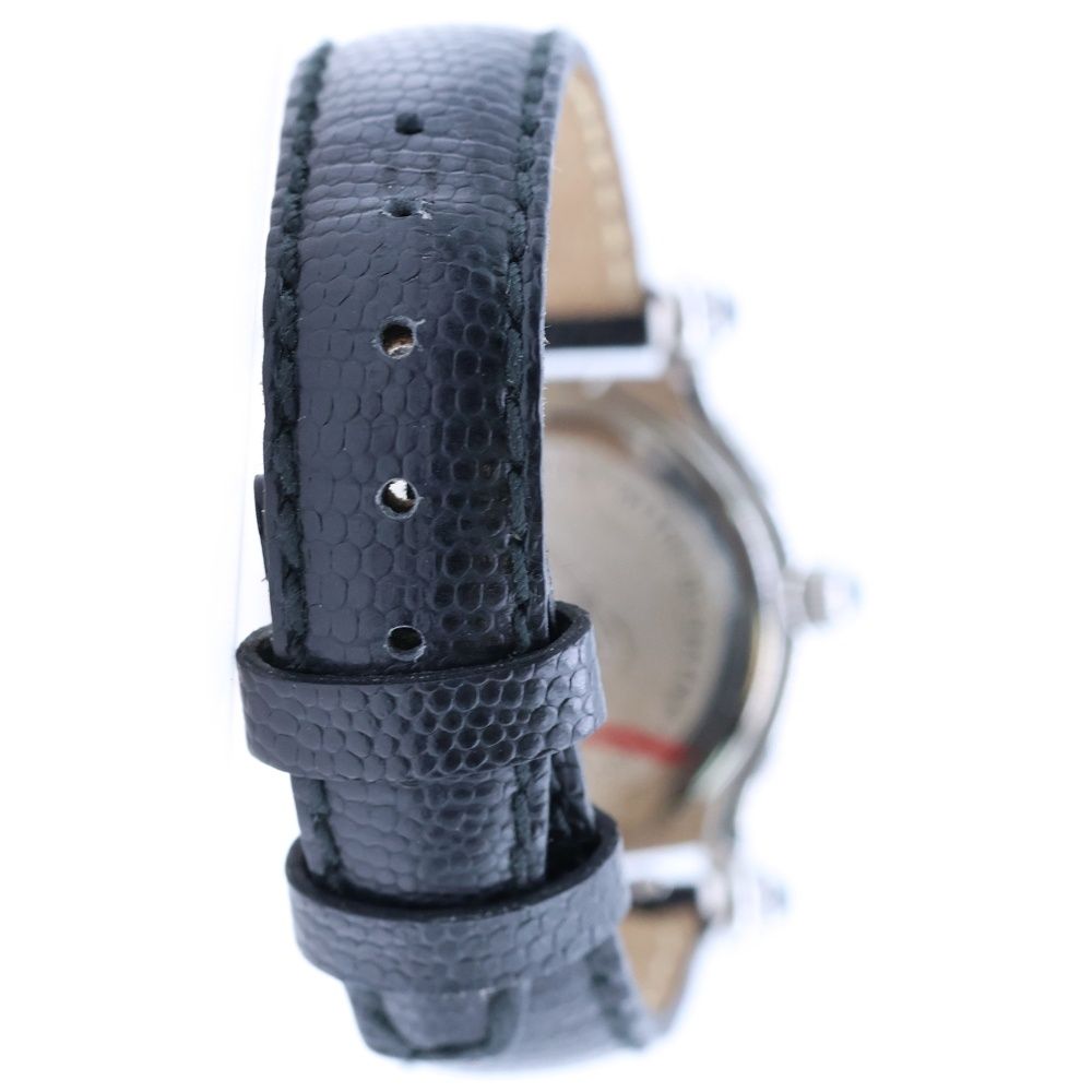 GUCCI グッチ 黒文字盤 腕時計 ウォッチ ブラック×シルバー SS×革 QZ 6500 L