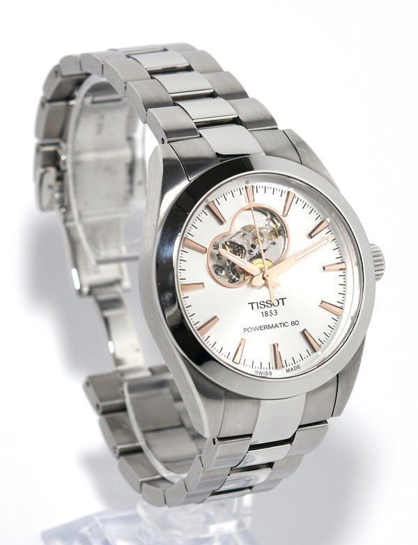 TISSOT ティソ ジェントルマン オープンハート T127407A T127.407.11.031.01 自動巻き メンズ