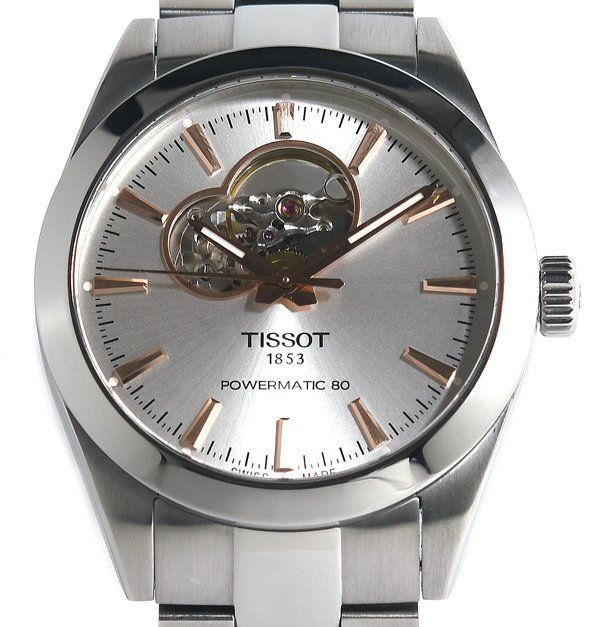 TISSOT ティソ ジェントルマン オープンハート T127407A T127.407.11.031.01 自動巻き メンズ
