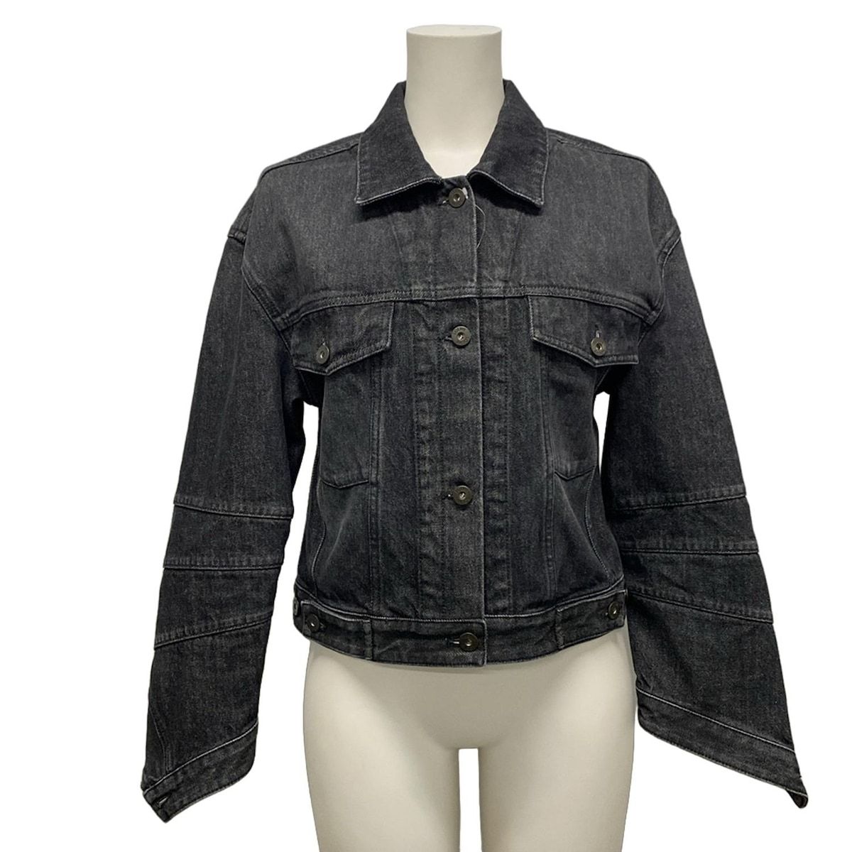 LOEWE ロエベ Gジャン サイズ36 S レディース - 黒 長袖 春 秋 コットン