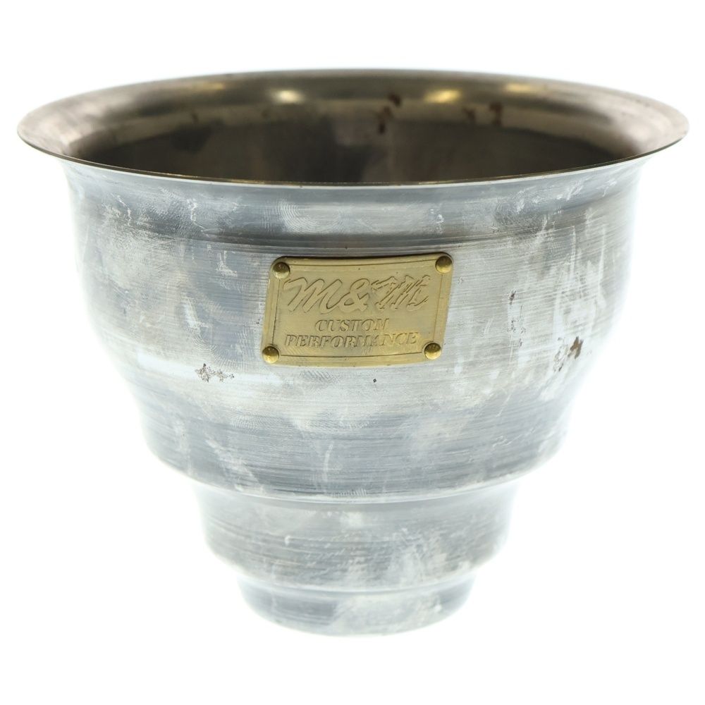 m-m エムアンドエム ×MASSES POT TYPE 5 - Conch STEEL SMALL マシス コンク 鉄鉢 ポット シルバー