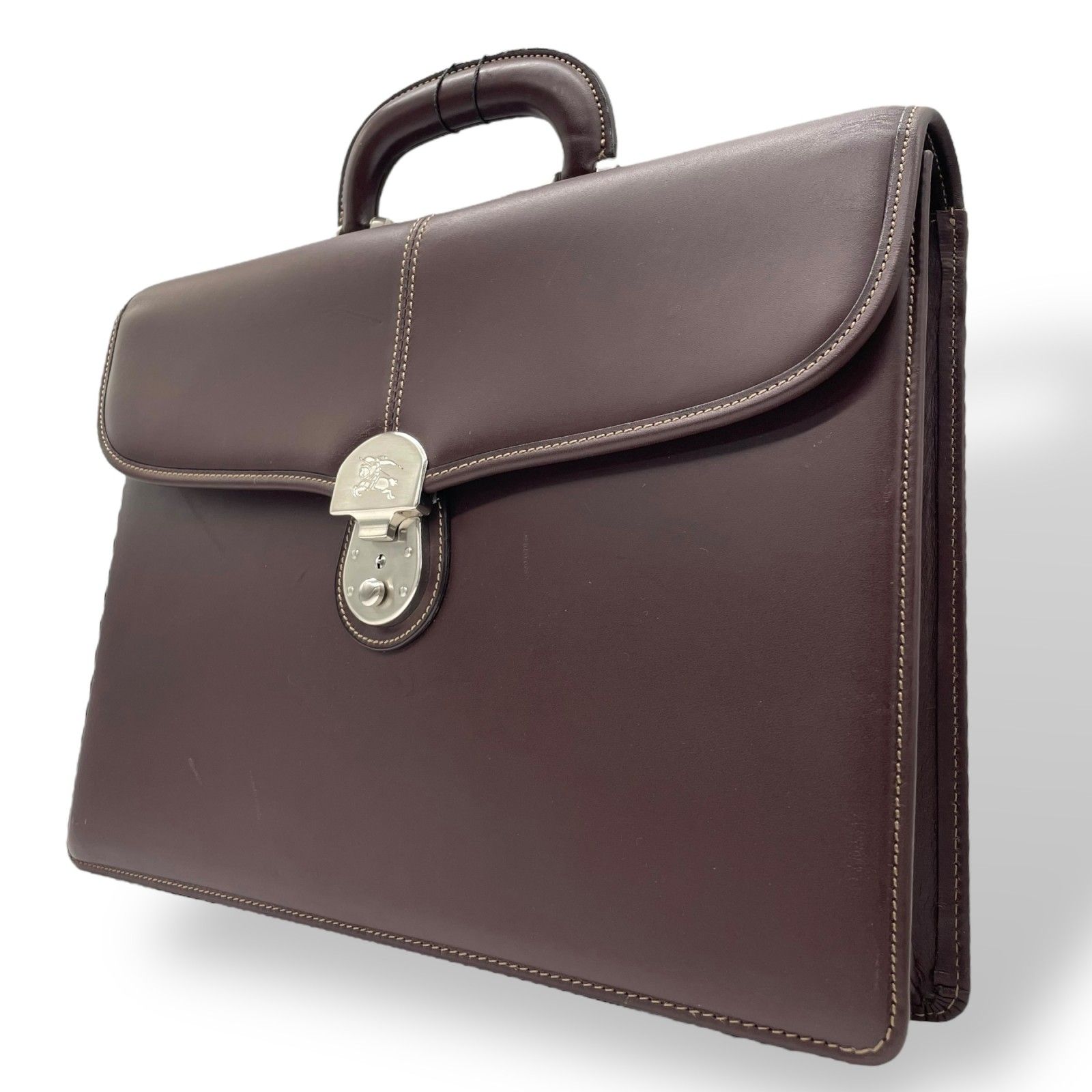 美品】BURBERRY バーバリー ビジネスバッグ ブリーフケース ダレス