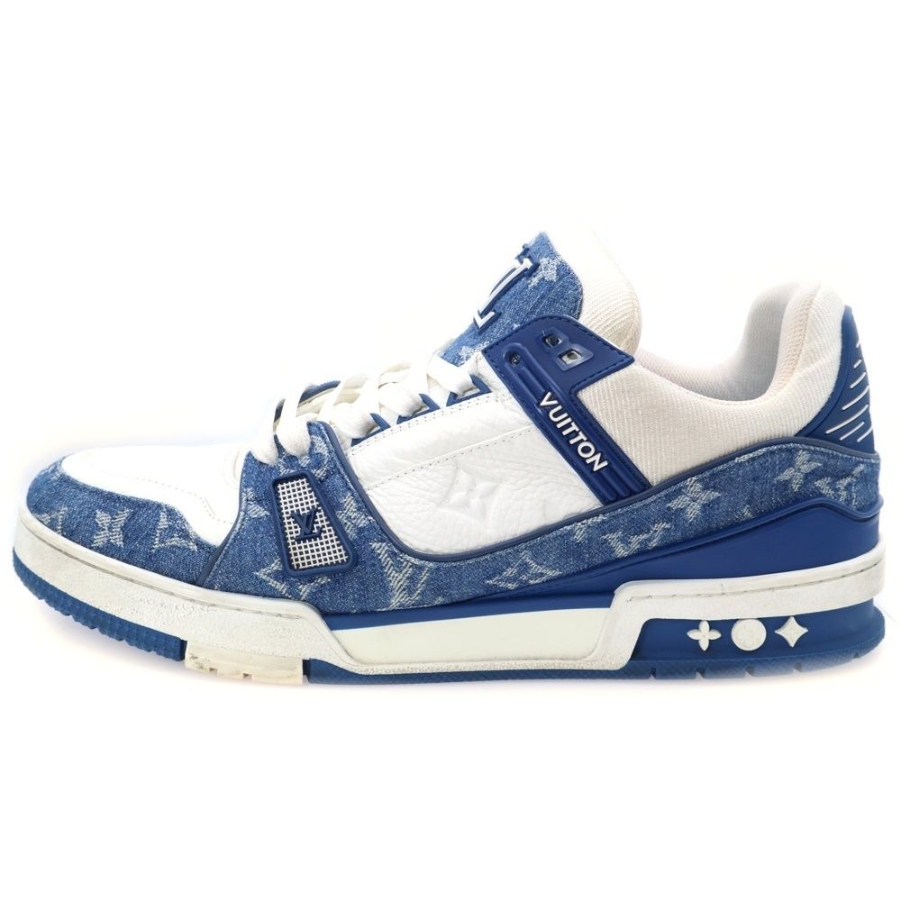 Louis Vuitton トレイナーライン　モノグラム デニム スニーカー ルイ・ヴィトン(LOUIS VUITTON)ルイ・ヴィトン LVトレイナーライン
