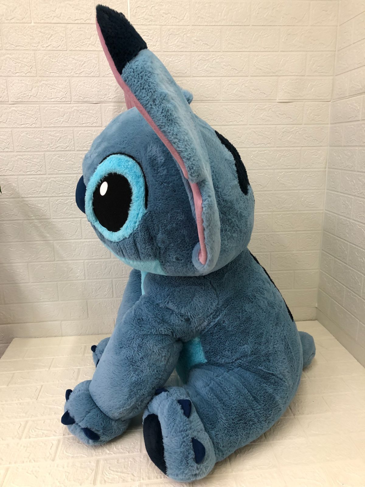 コストコ限定品 大きなスティッチ ぬいぐるみ 約80cm ブランケット付き