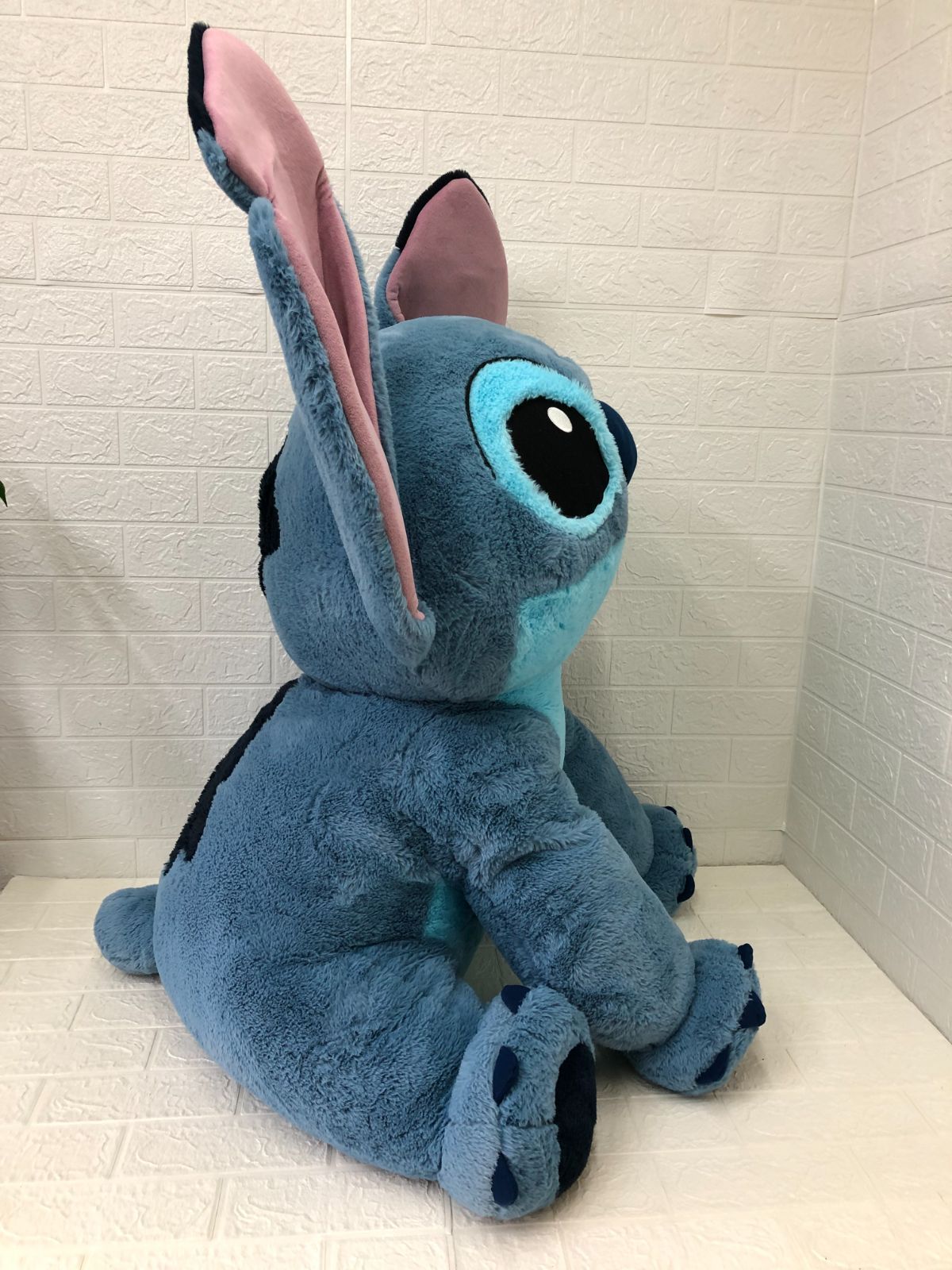 大きなスティッチのぬいぐるみ 約80cm コストコ限定品 ブランケット付き 高品質 コストコ限定品 大きなスティッチ ぬいぐるみ 約80cm