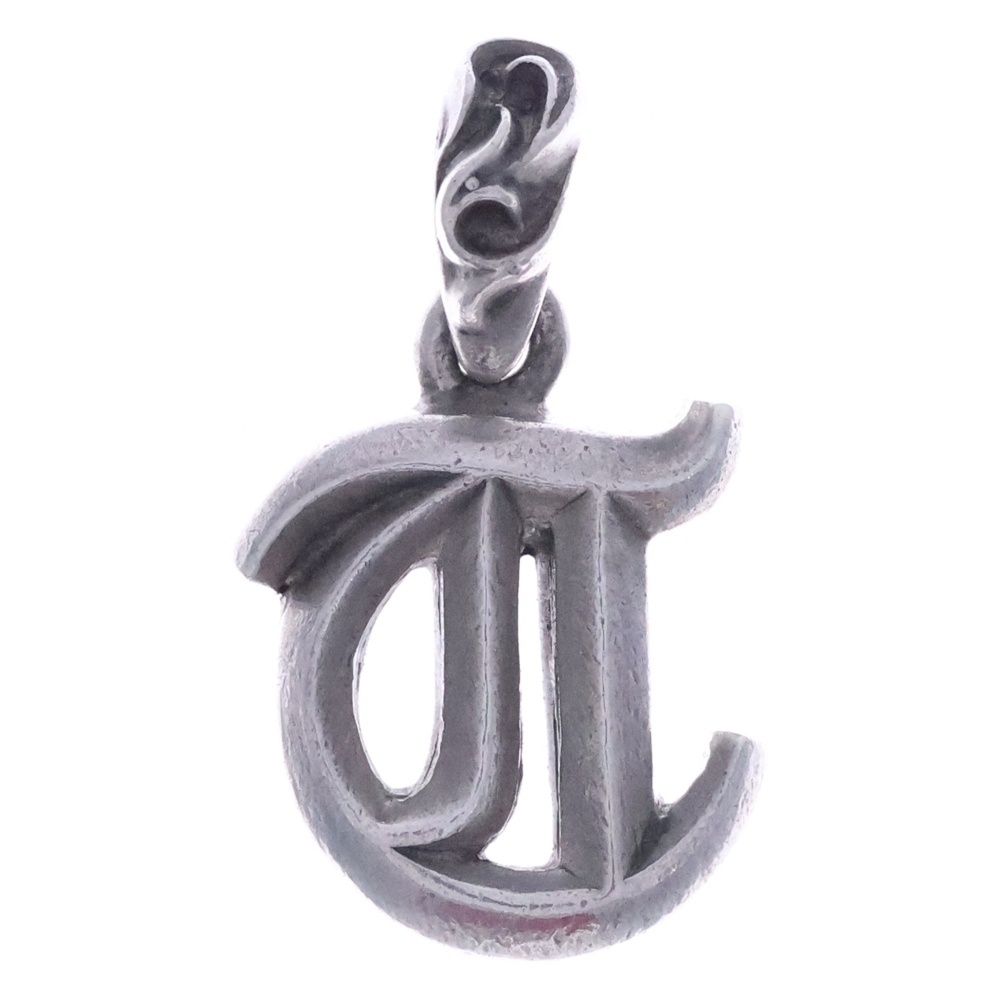 CHROME HEARTS クロムハーツ ALPHABET CHARM T アルファベットチャーム イニシャル ペンダントトップ シルバー BCA205