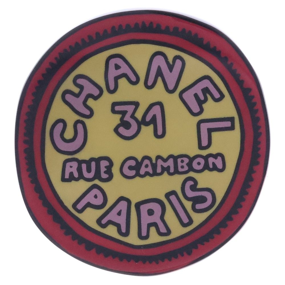 CHANEL シャネル D23 Rue Cambon Brooch リュ カンボン 31ブローチ レッド
