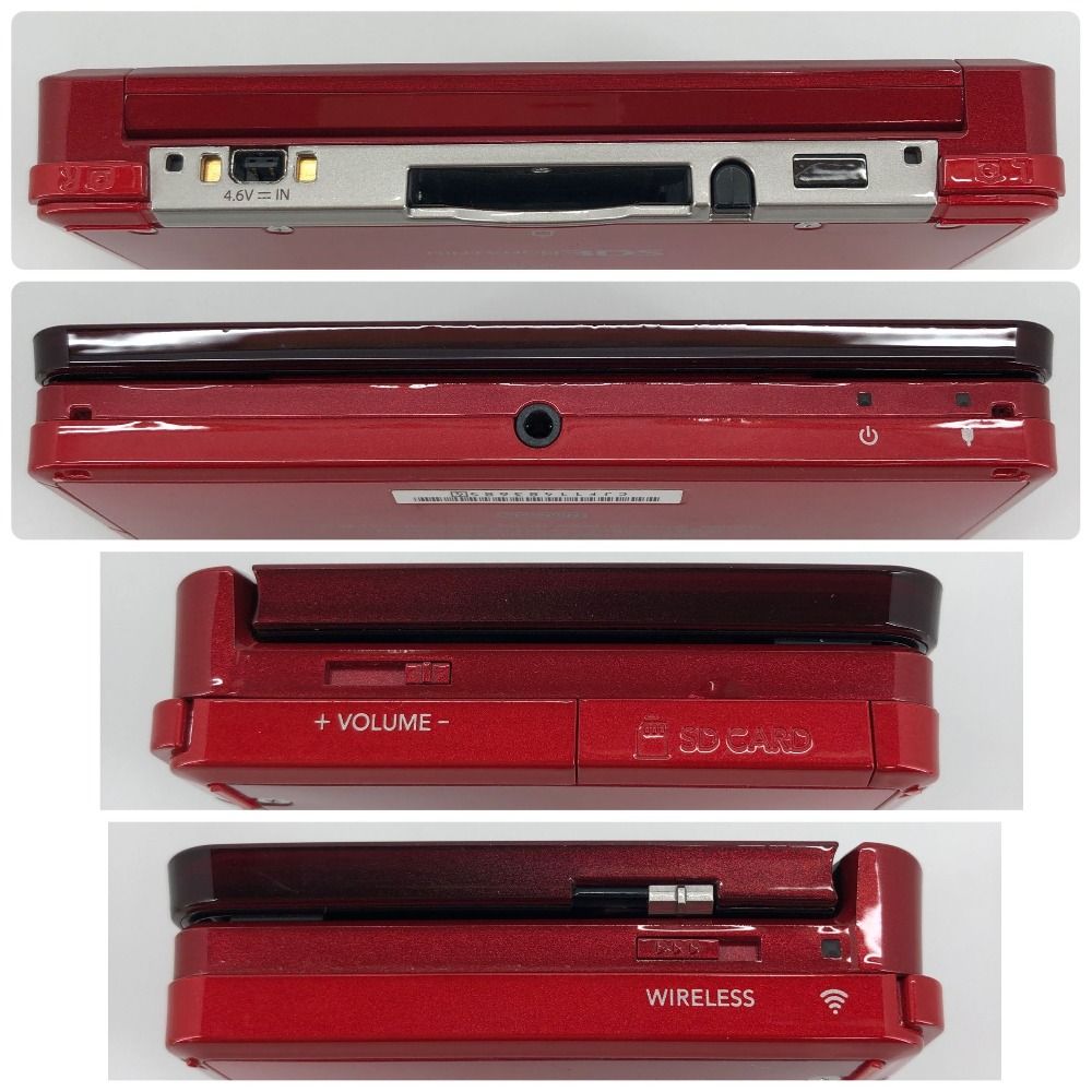 05w15775T 【3DS】ニンテンドー 3DS レッド 本体のみ ＋ 販売済み 充電